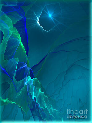 Abstract night - digital art by Giada Rossi by Giada Rossi Abstract night - digital art by Giada Rossi by Giada Rossi