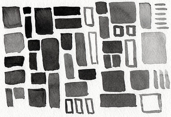 Wall Art - Painting - Abstract Open Windows by Linda Woods