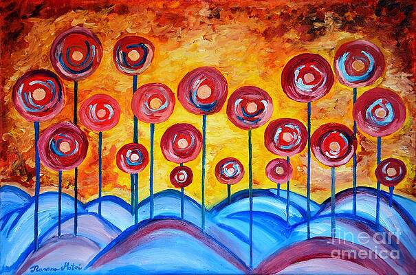 Abstract Red Symphony by Ramona Matei Abstract Red Symphony by Ramona Matei