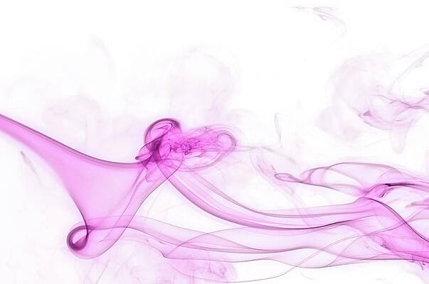 Wall Art - Photograph - Abstract Smoke Background In Violet by Assalve