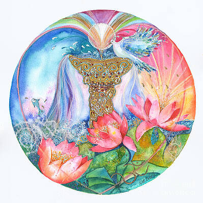 Ace of Cups Mandala by Kate Bedell Ace of Cups Mandala by Kate Bedell