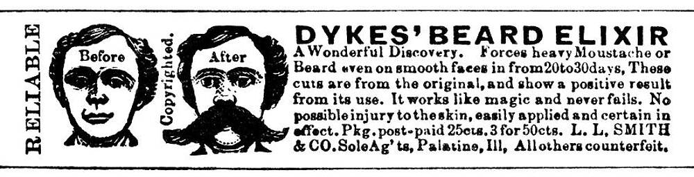 Wall Art - Painting - Ad Beard Elixir, 1879 by Granger