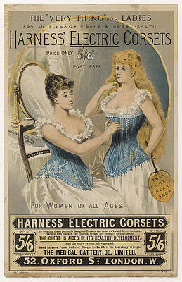 1890s Uk Corsets Girdles Magnetic by The Advertising Archives