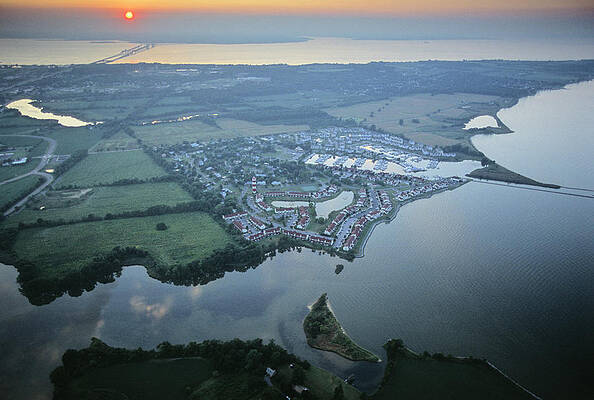 Wall Art - Photograph - Aerials Of Bayside Development On Kent by Peter Essick
