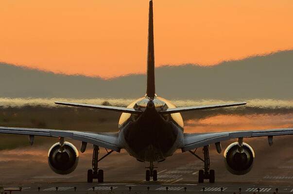 Wall Art - Photograph - Aeroplane Taxiing On A Runway by Science Photo Library