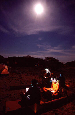 Wall Art - Photograph - Africa Quest Team At The Turkana by Beth Wald