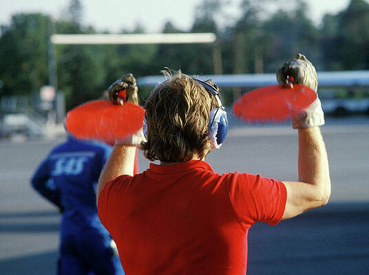 Wall Art - Photograph - Aircraft Marshalling by Science Photo Library