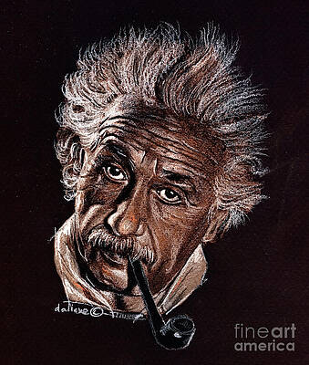 Albert Einstein Portrait by Daliana Pacuraru Albert Einstein Portrait by Daliana Pacuraru