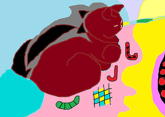 Nyan cat Google doodle - Drawception
