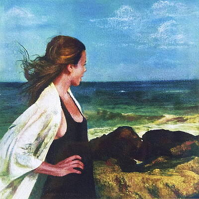 Ali at the sea by Connie Kerwick-Kearns