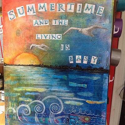 Wall Art - Photograph - All Done. ..i Think #summer #mixedmedia by Robin Mead