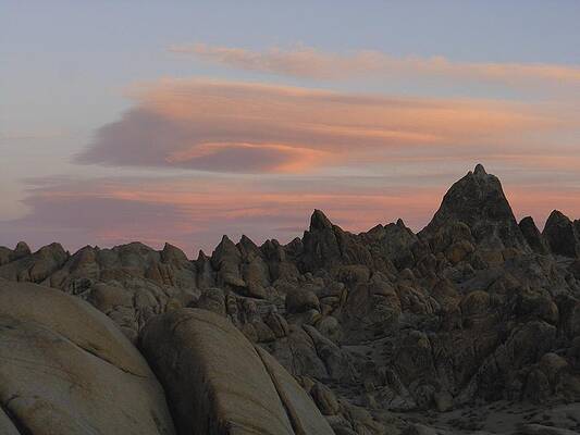 Alpenglow and Boulders by Don Kreuter Alpenglow and Boulders by Don Kreuter