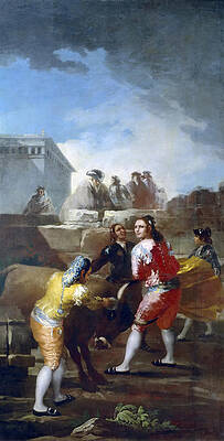 Amateur Bullfight Print by Francisco Goya