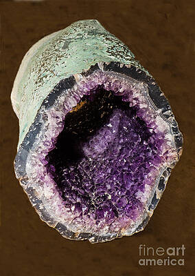 Wall Art - Photograph - Amethyst Geode by Millard H. Sharp