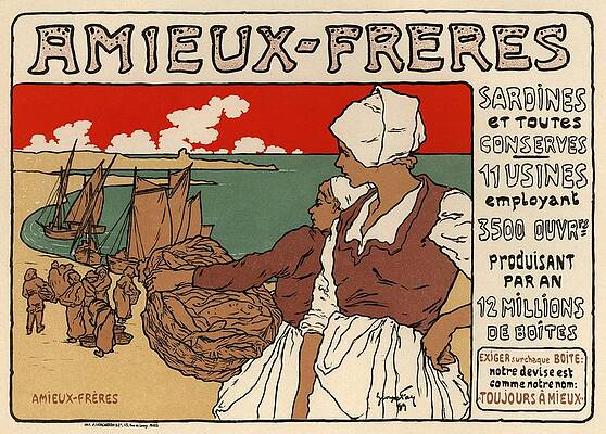 Nouveau Wall Art featuring the photograph Amieux Freres by Gianfranco Weiss
