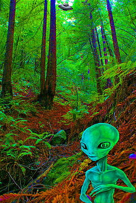 An Alien in a Cosmic Forest of Time by Ben Upham III An Alien in a Cosmic Forest of Time by Ben Upham III
