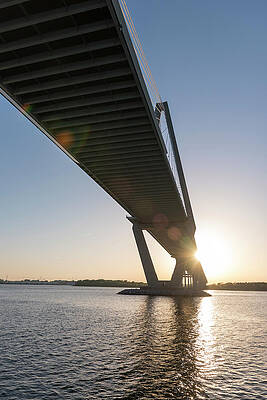 Wall Art - Photograph - An Underside View Of The Arthur Ravenel by Joseph De Sciose