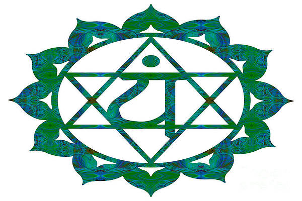 Wall Art - Digital Art - Anahata Abstract Chakra Art by Omaste Witkowski by Omaste Witkowski