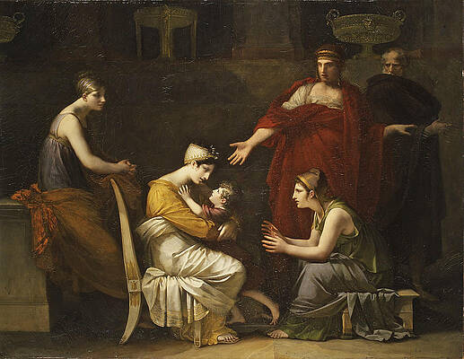 Andromache and Astyanax Print by Pierre-Paul Prudhon