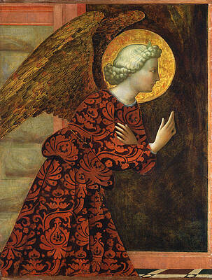 Angel of the Annunciation Print by Masolino da Panicale