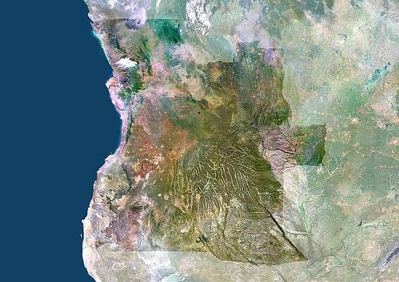 Wall Art - Photograph - Angola by Science Photo Library