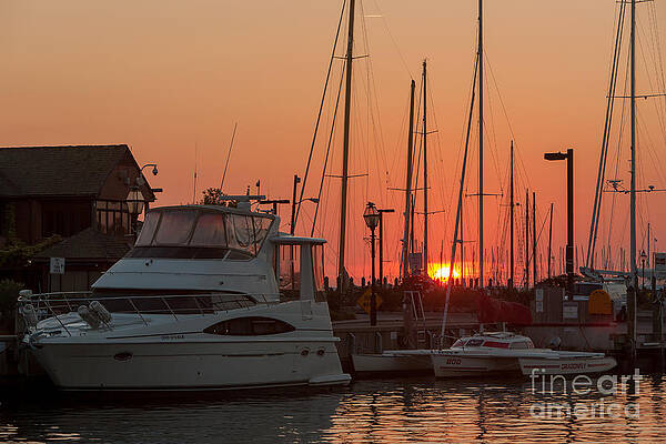 Wall Art featuring the photograph Annapolis Harbor Sunrise III by Clarence Holmes