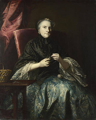 Anne 2nd Countess of Albemarle Print by Sir Joshua Reynolds