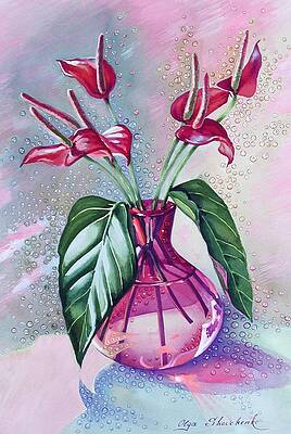 Anthuriums by Olga Shevchenko Anthuriums by Olga Shevchenko