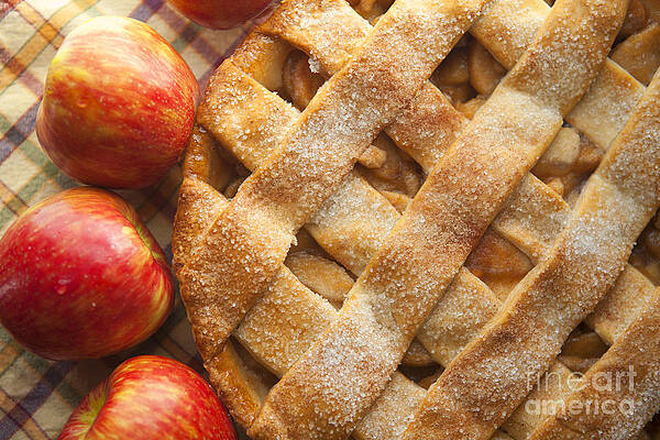 Wall Art - Photograph - Apple Pie with Lattice Crust by Diane Diederich