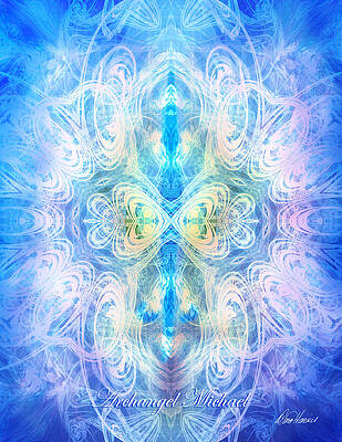 Wall Art - Digital Art - Archangel Michael by Diana Haronis