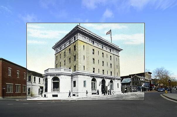 Army Navy YMCA Building in Newport Rhode Island by Jeff Hayden