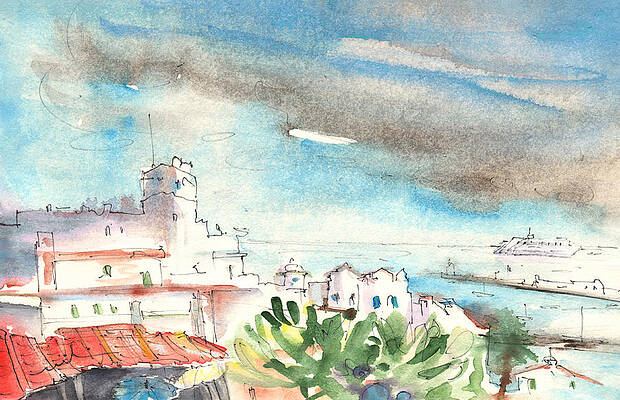 Wall Art - Painting - Arrecife in Lanzarote 10 by Miki De Goodaboom