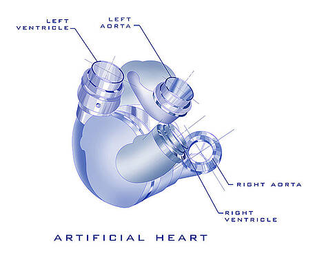 Wall Art - Painting - Artificial Heart by James Hill