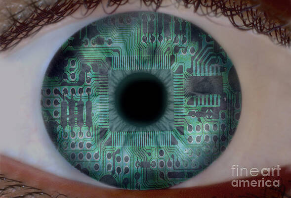 Wall Art - Photograph - Artificial Intelligence by Mike Agliolo