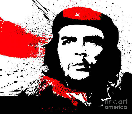Abstract Che Guevara Black and Red High Contrast Pop Art Essential T-Shirt  for Sale by Dator