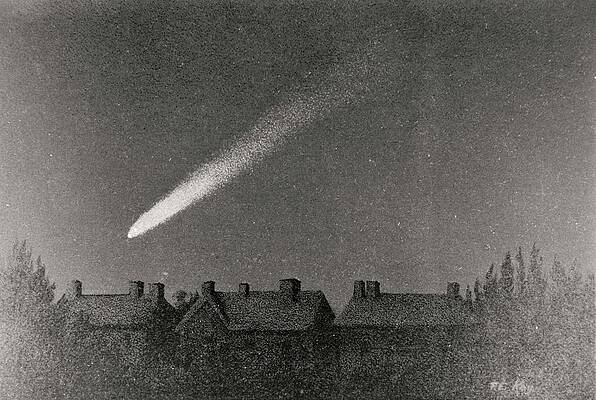 Wall Art - Photograph - Artwork Of The Great Comet Of 1882 by Science Photo Library