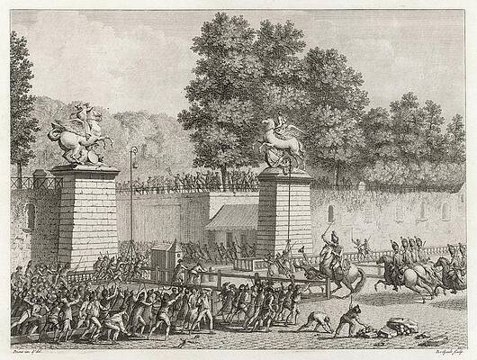 Wall Art - Drawing - As Paris Seethes With Unrest by Mary Evans Picture Library