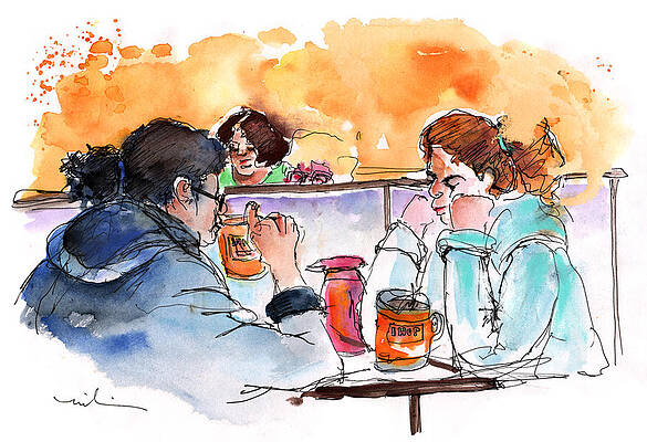 Wall Art - Painting - At Nashville Ihop by Miki De Goodaboom