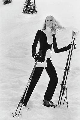 Wall Art - Photograph - Athlete Suzy Chaffee by Toni Frissell