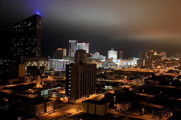 Atlantic City at Night by Deborah Crew-Johnson Atlantic City at Night by Deborah Crew-Johnson