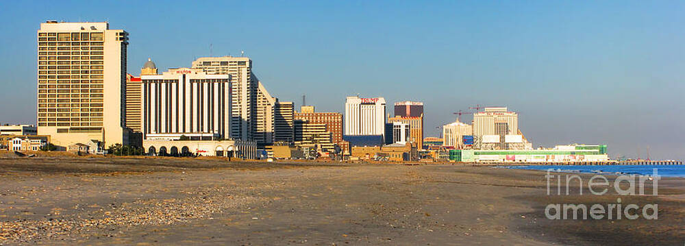 City Photograph - Atlantic City At Sunset by Olivier Le Queinec