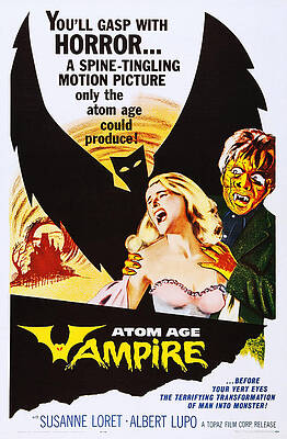 Wall Art - Photograph - Atom Age Vampire, Aka Seddok, Lerede Di by Everett