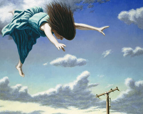 Wall Art - Painting - Attempts at Flight #19 by David Palmer