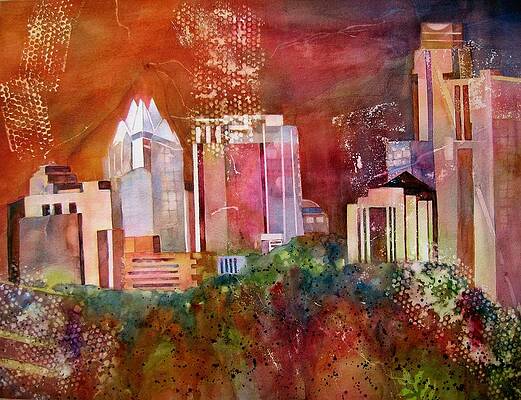 Austin Skyline III by Vicki Brevell Austin Skyline III by Vicki Brevell