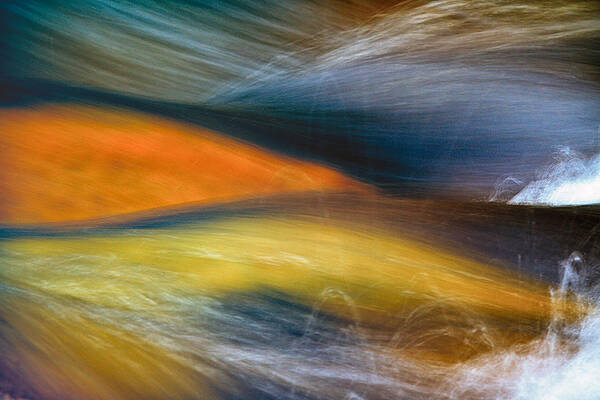 Wall Art - Photograph - Autumn Color In The Swift. by Jeff Sinon