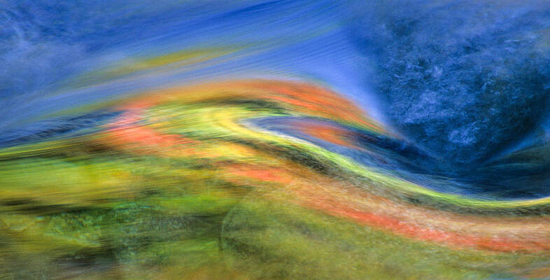 Wall Art - Photograph - Autumn Color Swirl by Michael Hubley