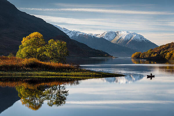 Wall Art - Photograph - Autumn on Loch Leven by Dave Bowman