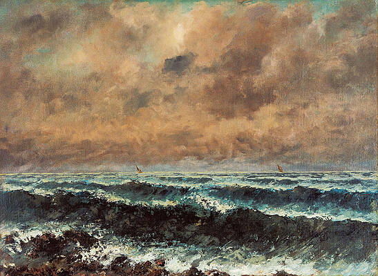 Autumn Sea Print by Gustave Courbet