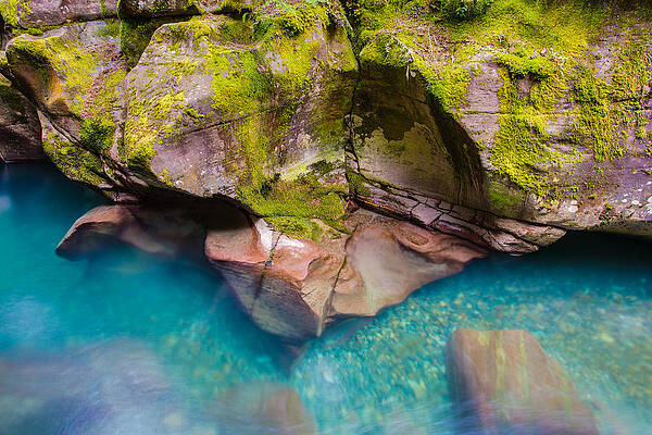 Wall Art - Photograph - Avalanche Gorge 2 of 4 by Adam Mateo Fierro