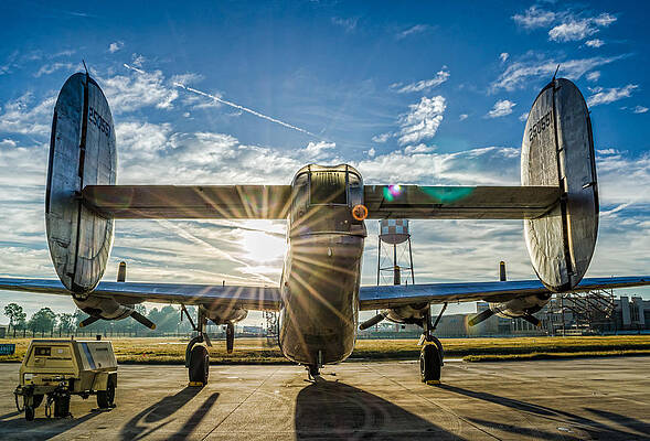 Wall Art - Photograph - B-24 Tail 2 by David Hart